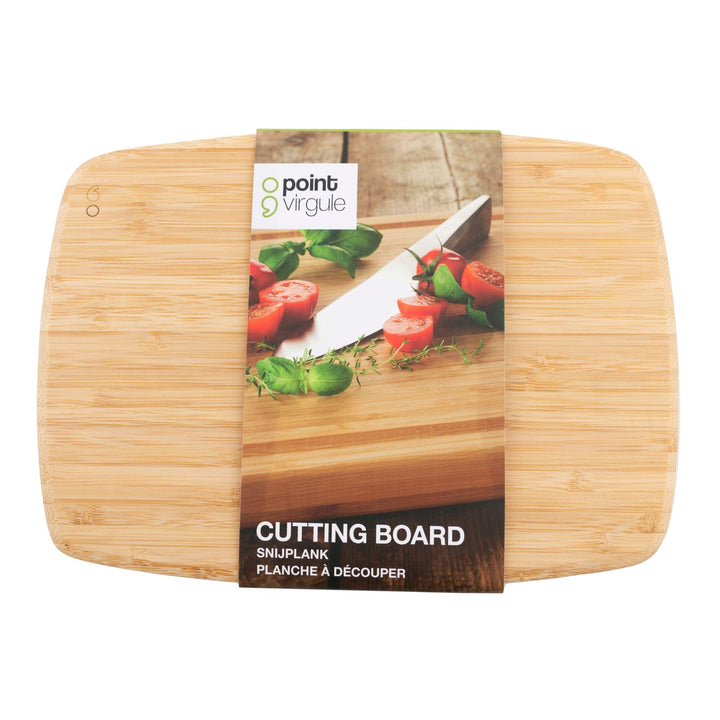 Point-Virgule Schneidebrett, Schneidebrett aus Holz, Küchenzubehör zum Schneiden von Brot, Fleisch,