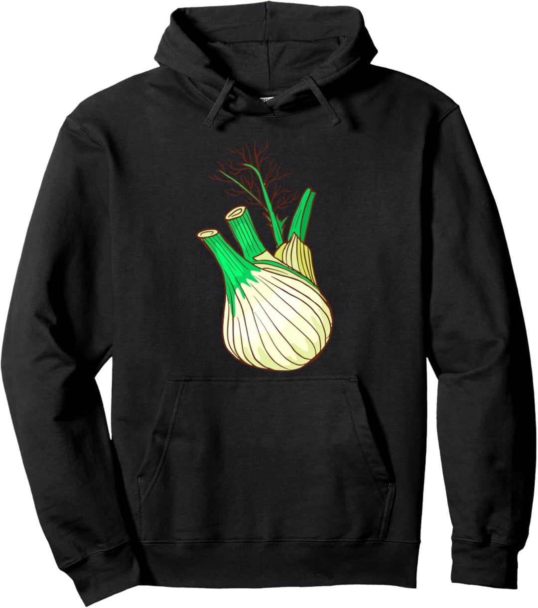 Fenchel Gemüse Vegetarisch Vegan Vegetarier Veganer Pullover Hoodie