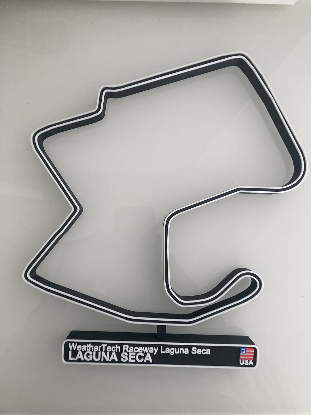 Laguna Seca Rennbahn, 3D-Modellbau der Rennstrecke von F1, Auto-Dekoration
