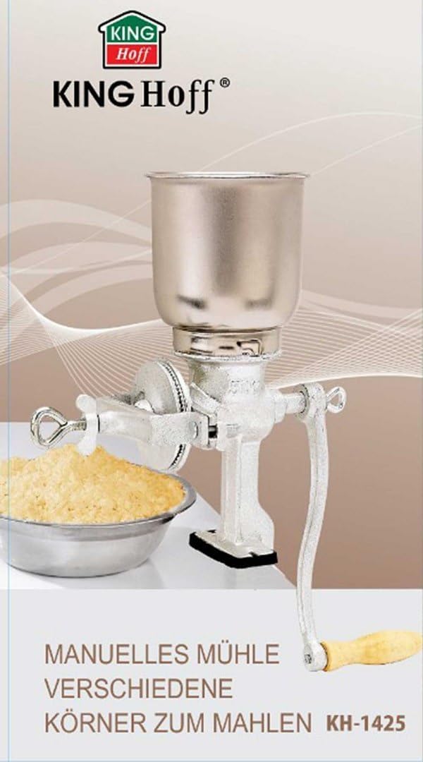 Getreidemühle Handmühle Schrotmühle Nussmühle Mühle KINGHOFF KH-1425