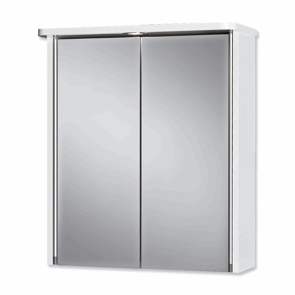 Jokey Spiegelschrank Tamrus 55 cm breit, Badezimmer Spiegelschrank mit LED Beleuchtung, inkl. Steckd