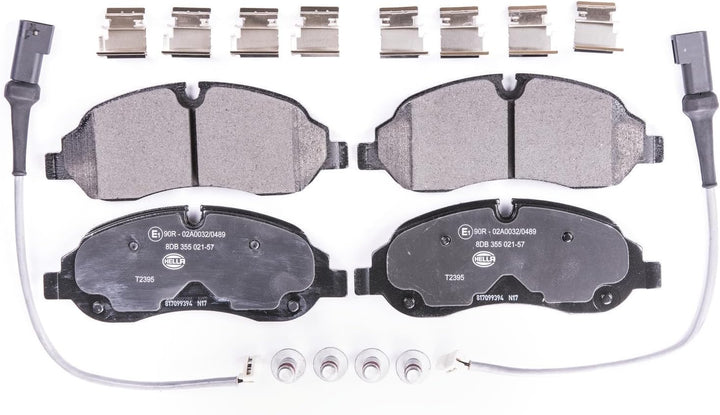 HELLA PAGID 8DB 355 021-571 Bremsbelagsatz - T2395 - Dicke/Stärke: 17mm - Bremssystem: Bosch - inkl.