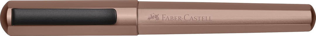 Faber-Castell 150582 - Füller Hexo, Federbreite EF, bronze, 1 Stück Füller Hexo EF Bronze, Füller He