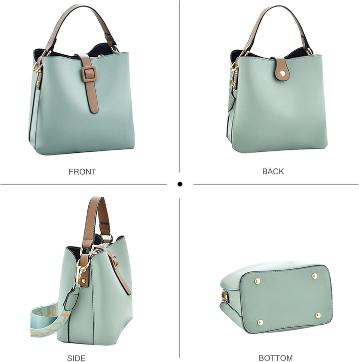 NICOLE & DORIS Damen Handtaschen Klein Schultertaschen Frauen Umhängetasche Stilvolle Beuteltasche H