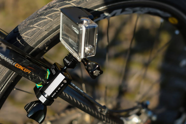 iSHOXS Cero | Action Cam Lenkerhalterung | Professioneler Aluminium Halter passend für GoPro Hero un
