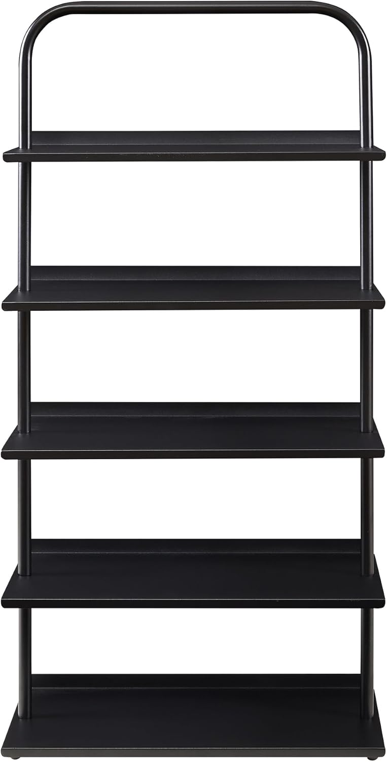 [en.casa] Schuhregal schmal Poytya mit 5 Ebenen Metall 119 x 60 x 32 cm Schuhständer für 10 Paare Sc