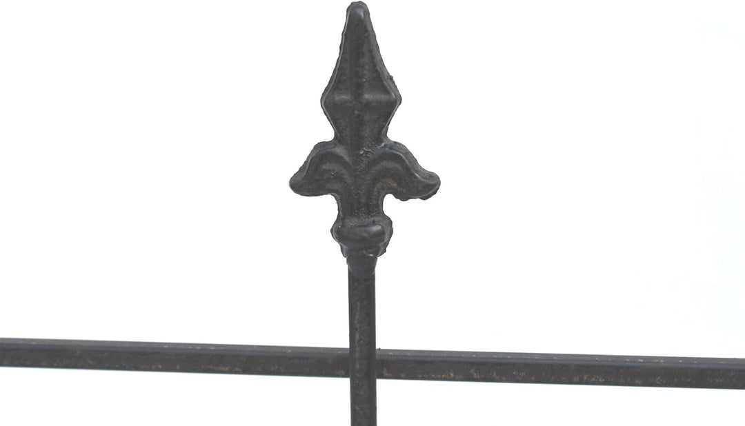 Steckzaun Perugia 20689 Rankhilfe Rankgitter aus Metall B-75cm Kletterhilfe Zaun
