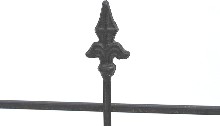 Steckzaun Perugia 20689 Rankhilfe Rankgitter aus Metall B-75cm Kletterhilfe Zaun
