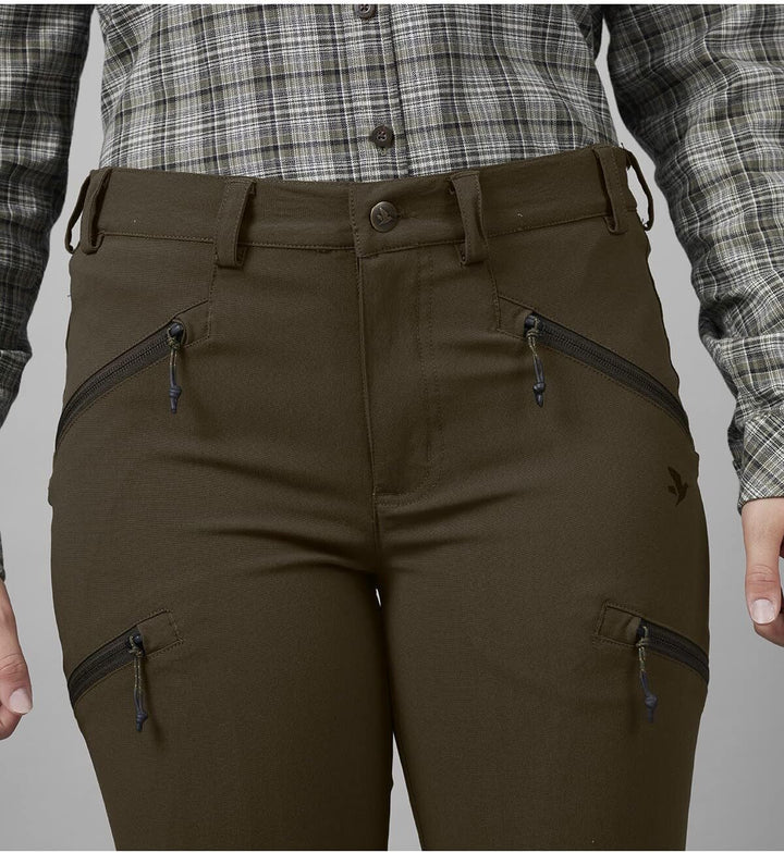 Seeland Damen Hose Larch Stretch 38 Grün, 38 Grün