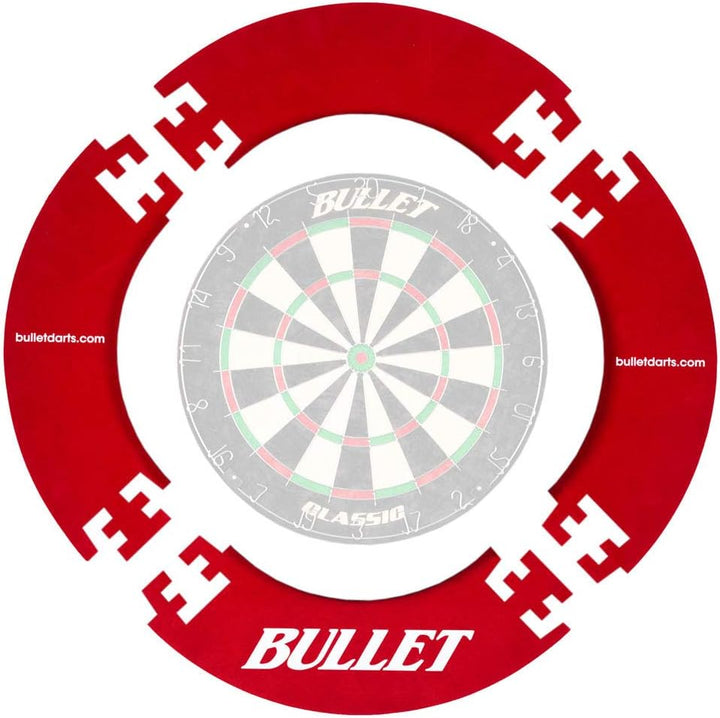 BULLET-Darts Surround Ring für alle gänigen Dartscheiben -hochwertige Umrandung – Wandschutz für das