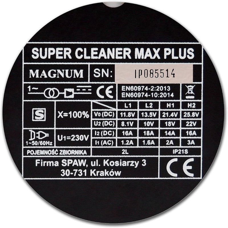 Magnum™ Super Cleaner MAX Plus Cleaner Reinigung von Schweissnähten aus Edelstahl INOX Verfärbungen