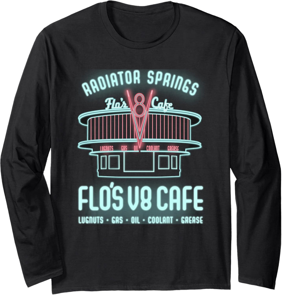 Disney Pixar Cars Flo's V8 Cafe Poster Langarmshirt