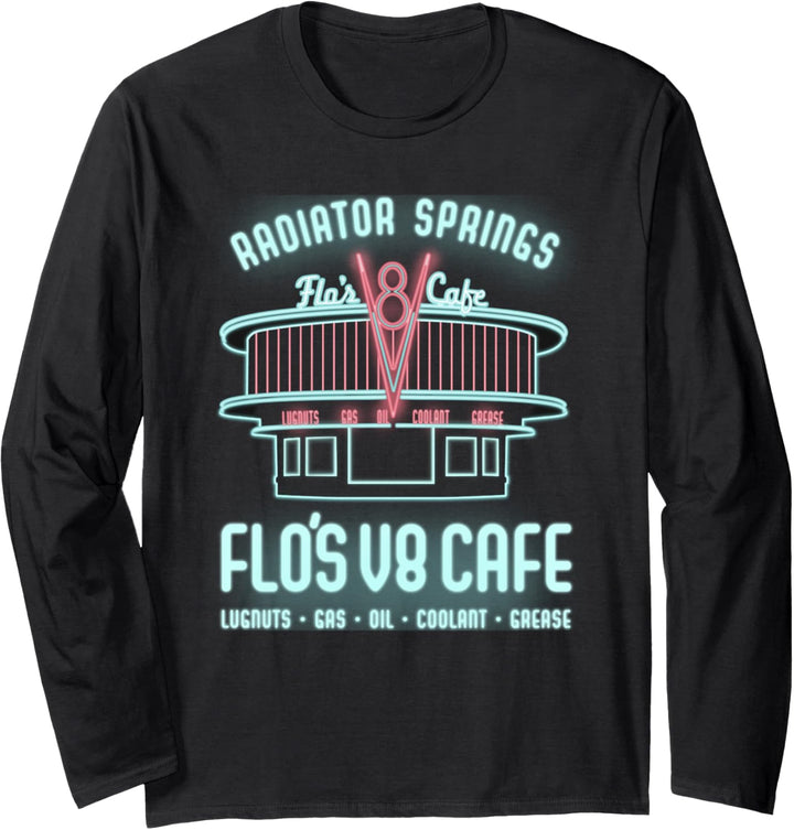 Disney Pixar Cars Flo's V8 Cafe Poster Langarmshirt