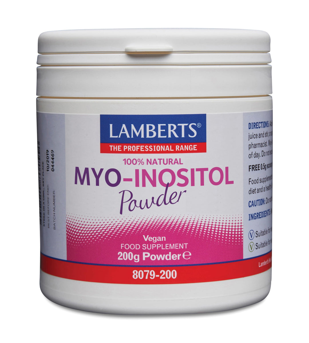 Lamberts Myoinositol Polvo 100 Natural 200g