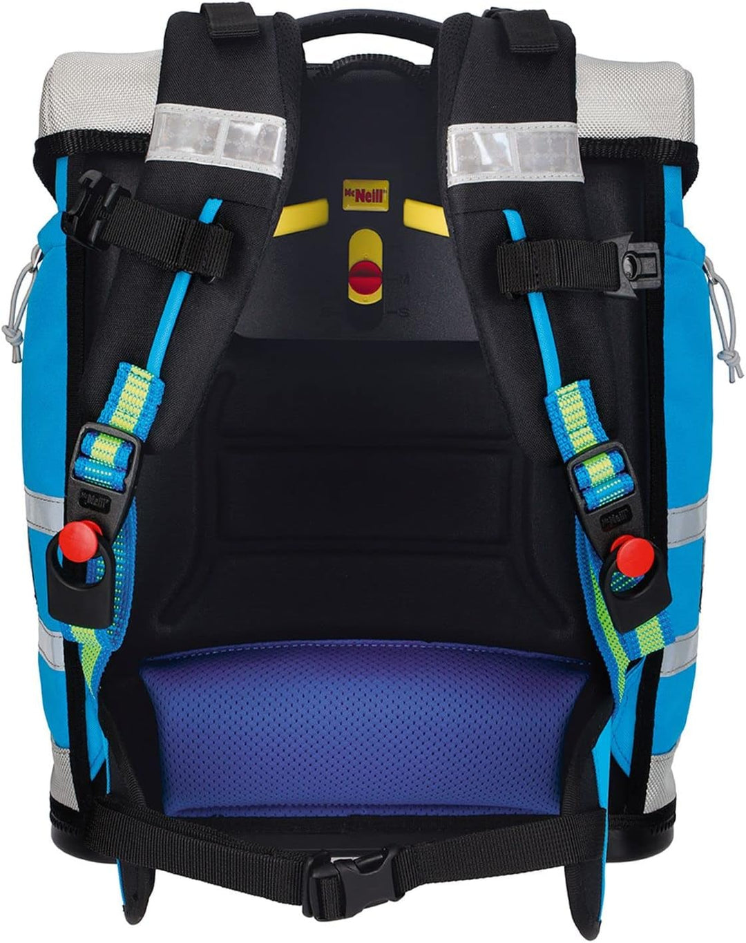 McNeill ERGO Primero McLight Schulranzen-Set 4tlg. Grau ca. 30 x 38 x 22 cm