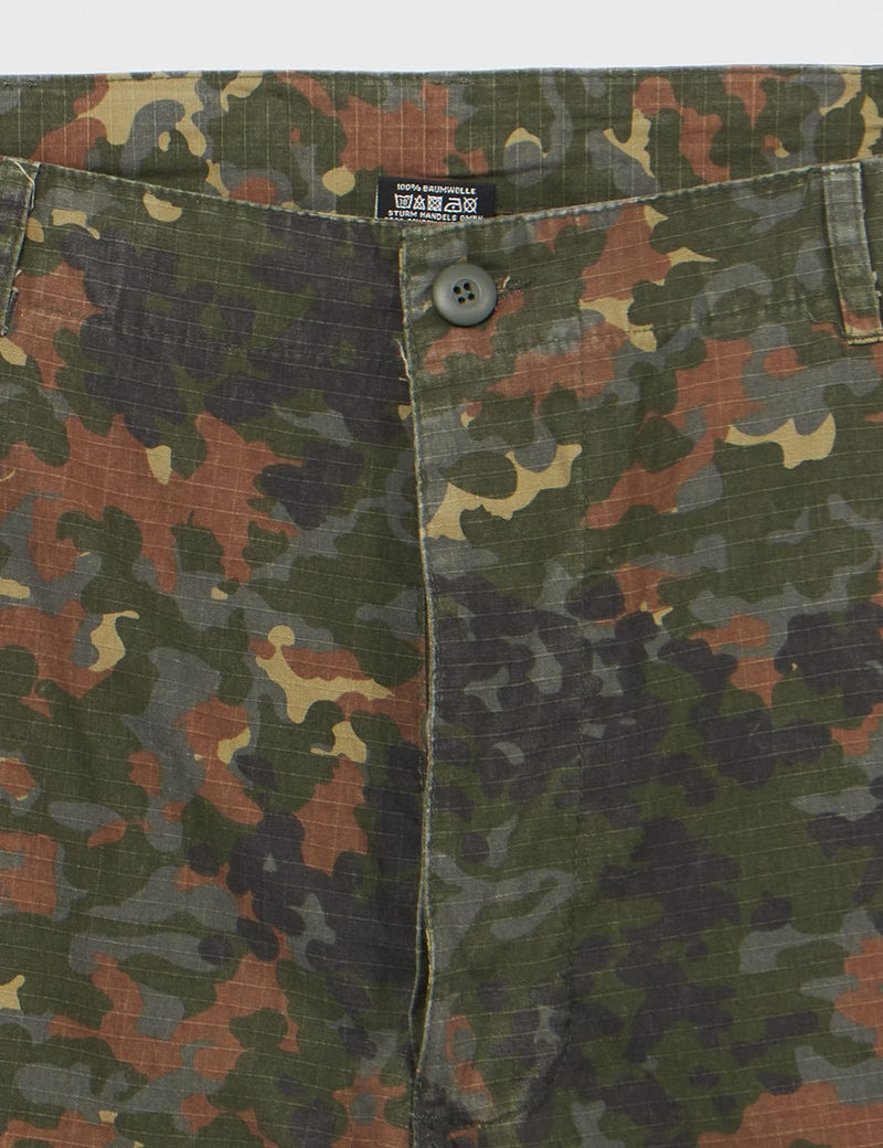 Mil-Tec Herren Ripstop Hemd XS Flecktarn, XS Flecktarn