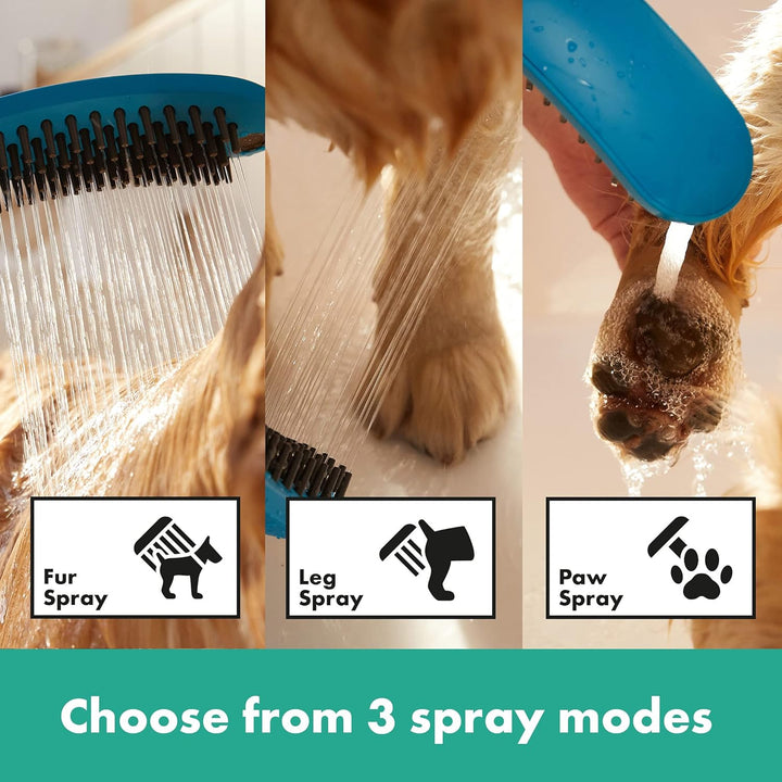 hansgrohe Hundedusche DogShower, Brause wassersparend mit 3 Strahlarten zur Fellpflege von Hunden un