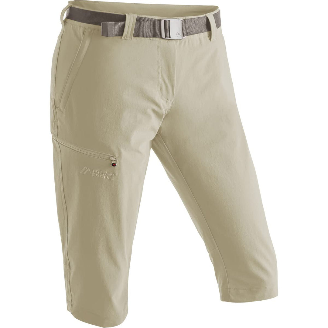 Maier Sports Damen Caprihose Inara Slim, 40 Brauner Reis