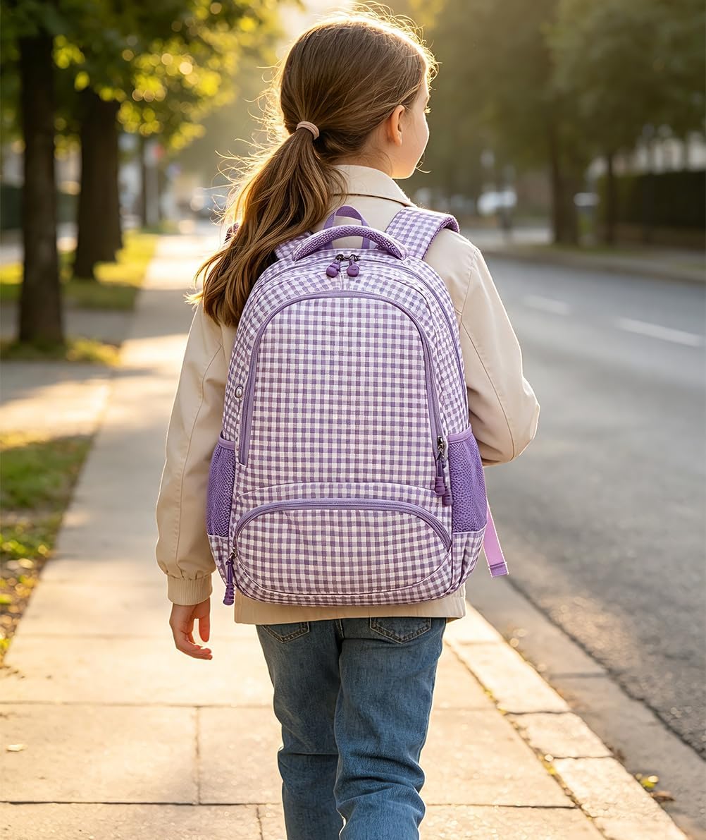 Schulrucksack Kinder Mädchen Grundschule Schultaschen Sets für Mädchen Kinderrucksack Daypack Gross