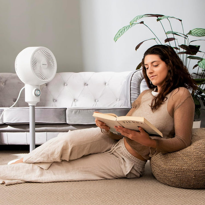 Cecotec - Fussbodenventilatoren EnergySilence 900 Cyclone 35 W, 9 Zoll Durchmesser, 3 Geschwindigkei