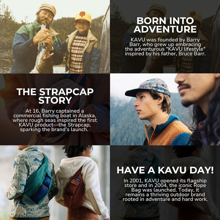 KAVU Rope Bag - Einzigartiger Outdoor Crossbody Rucksack Trifft Jeden Alltag Und Macht Es Mit Stil E