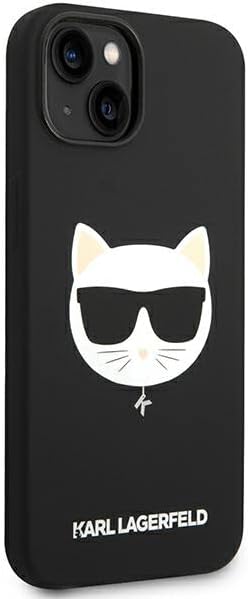 Karl Lagerfeld KLHMP14MSLCHBK hülle für 14 Plus 6,7" hardcase schwarz/Black Silicone Choupette Head