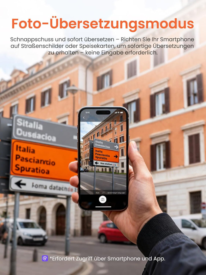 [2025 Neu] NE20 Übersetzer Kopfhörer, 3-in-1 Übersetzungskopfhörer 135 Sprachen mit App, 5 Übersetzu
