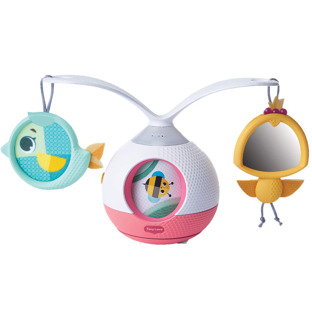Tiny Love Tummy Time Mobile Entertainer, Toy with Music and Lights, Suitable from Birth, 0M +, Princ