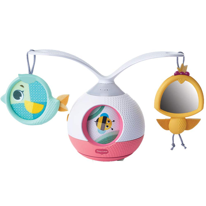 Tiny Love Tummy Time Mobile Entertainer, Toy with Music and Lights, Suitable from Birth, 0M +, Princ