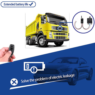 dstfuy batterietrennschalter 12v auto fernbedienung, DC12V 200A Kill Schalter für Auto mit elektroma