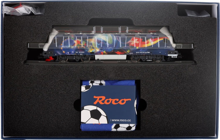 Roco 7520062 H0 E-Lok Rh 1116 Fussball vereint Europa der ÖBB