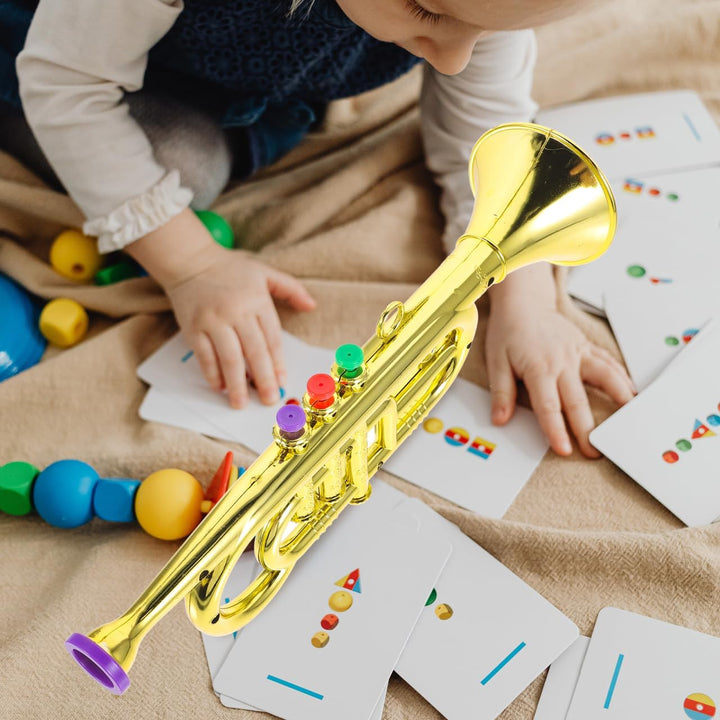 TOYANDONA 1 x Kinder-Trompete, Trompete, Spielzeug, Trompete, Spielzeug, Trompete, Spielzeug, Trompe