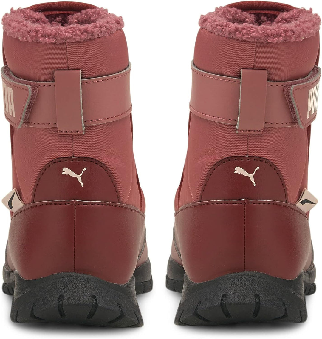 PUMA Unisex Kinder Nieve Boot WTR Ac Ps Sneaker 28 EU Mauvewood Lotus, 28 EU Mauvewood Lotus