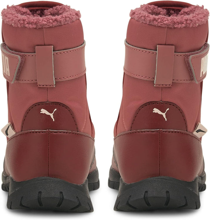 PUMA Unisex Kinder Nieve Boot WTR Ac Ps Sneaker 28 EU Mauvewood Lotus, 28 EU Mauvewood Lotus