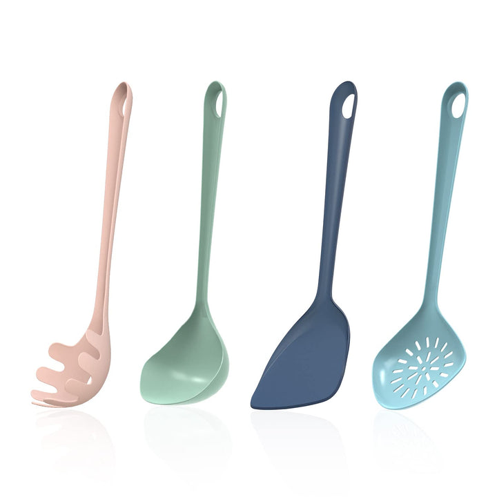 Empava küchenhelfer Set of 4 - (Pfannenwender, Suppenkelle, Schöpflöffel, Spaghettilöffel) küchenute
