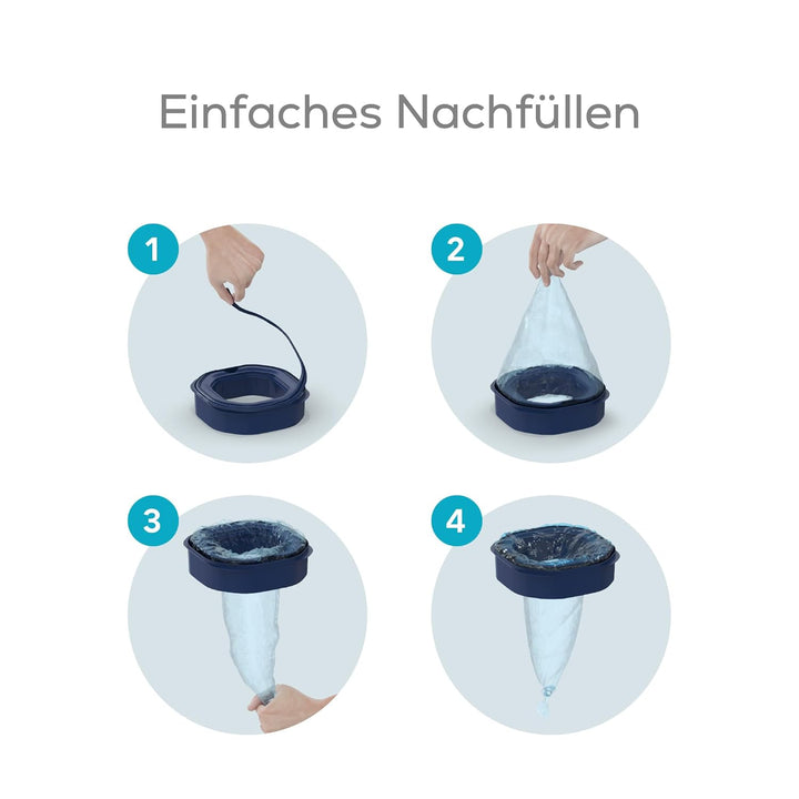 Angelcare Original Nachfüllkassetten Classic/Dress-Up XL, 6er-Pack, hält bis zu 12 Monate, 5x wenige
