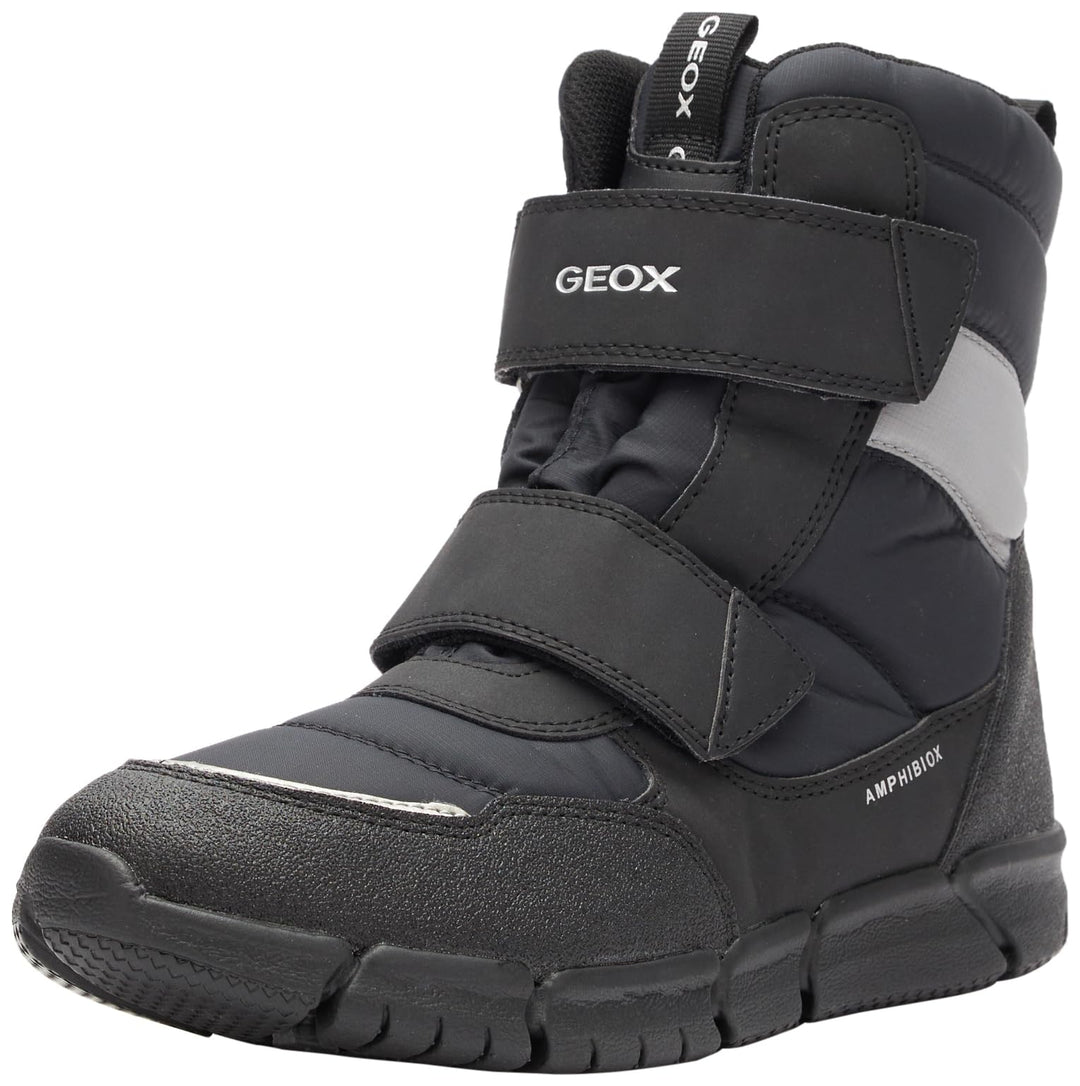 Geox Jungen J Flexyper Boy B ABX Stiefeletten 31 EU Schwarz, 31 EU Schwarz