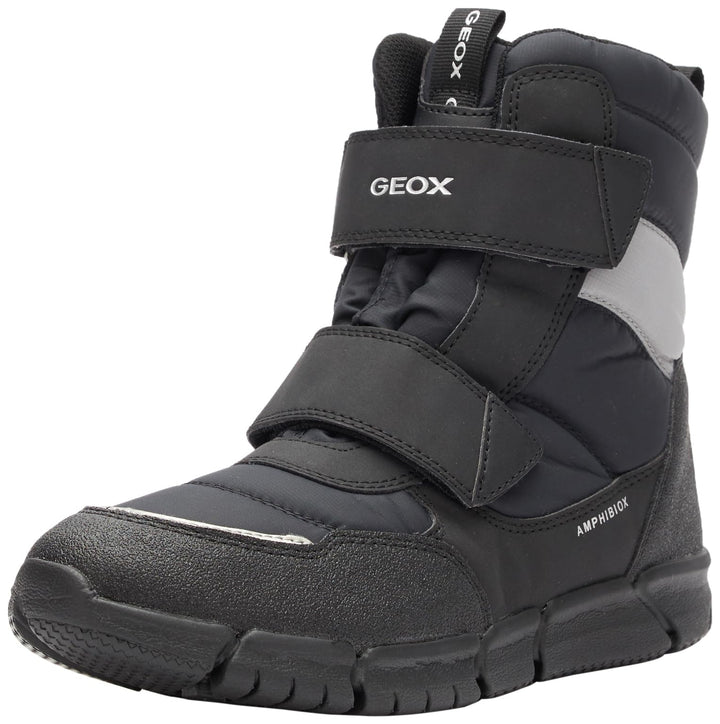 Geox Jungen J Flexyper Boy B ABX Stiefeletten 31 EU Schwarz, 31 EU Schwarz