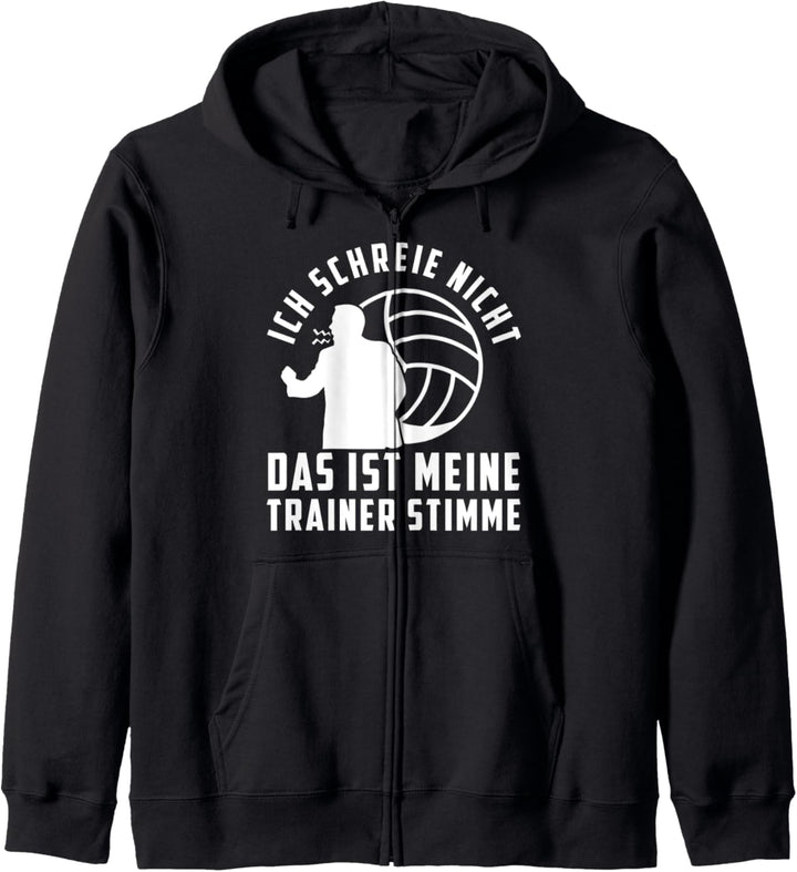 Volleyball Trainer I Volleyballer Jugendtrainer Kapuzenjacke