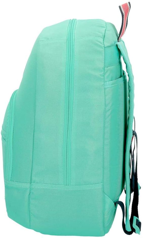 Enso Basic Rucksack Grün 32x46x15 cms Polyester für 15,6"-Laptop 22.1L Türkis Rucksack, Türkis Rucks