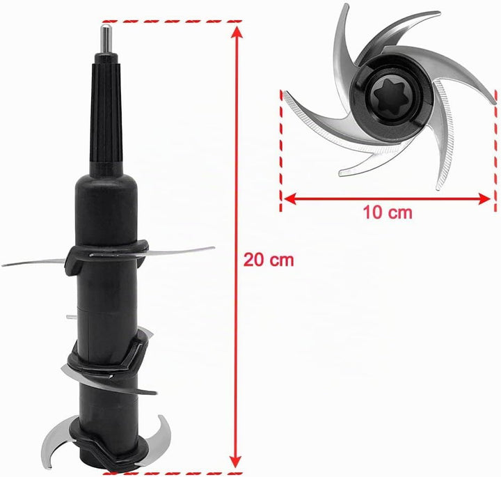 Gestapelte Klinge für Ninja Mixer Küchenmaschine 1100 1200 1500 Watt Auto-iQ BN800EU BN750EU &amp; BL770