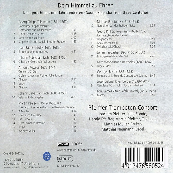 Wolfgang Rihm und die Orgel, Audio-CD