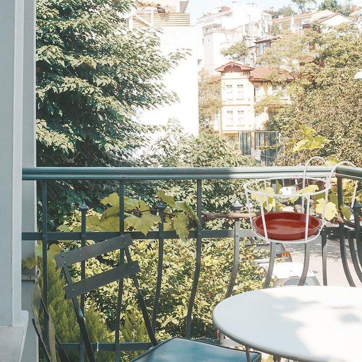 DOITOOL 5 Sets Hängeländer Übertopf Balkon Pflanzkorb Blumentopfhalter Aufhänger über dem Metallzaun