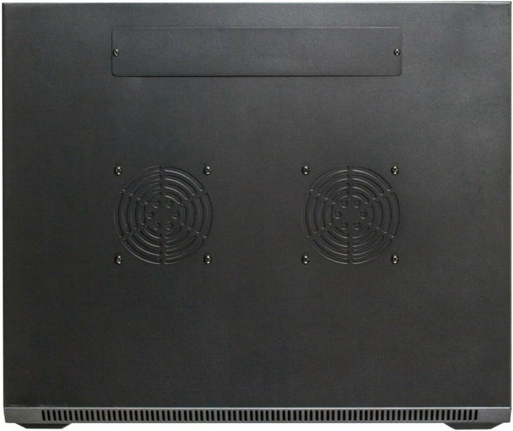 DSIT 6HE Serverschrank - 19 Zoll Wandgehäuse mit Glastür und Perforierte Seitenwände (BxTxH) 600 x 6