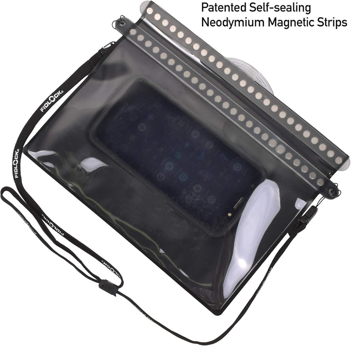 Fidlock Hermetic Drybag Multi Schwarz - Magnetisch selbstverschliessender wasserdichter Drybag, Grös