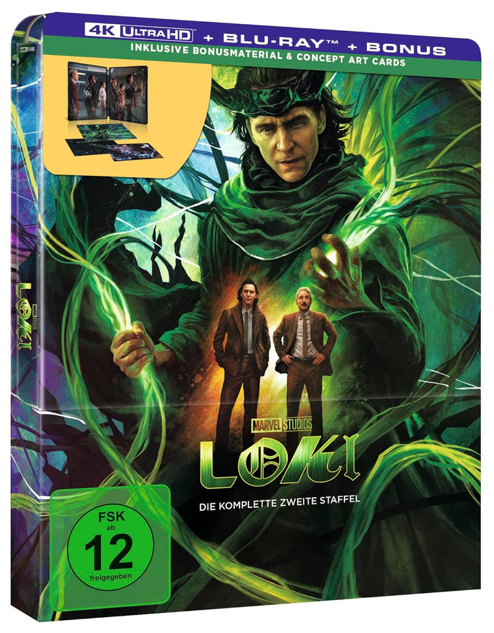 Loki - Staffel 2 - Steelbook - Limited Edition (4K Ultra HD) (+ Blu-ray) [4 Discs], 4K
