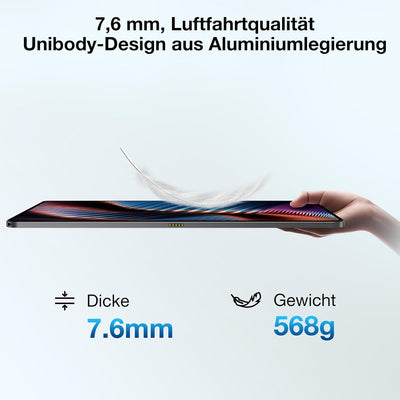 DOOGEE T40PRO Android 14 Tablet 12 Zoll Helio G99 Tablet PC, 20GB RAM 512GB ROM(2TB TF) Drawing Tabl