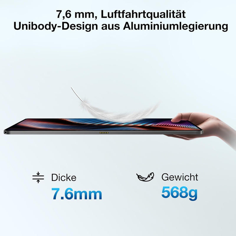 DOOGEE T40PRO Tablet 12 Zoll Android 14 Helio G99 Tablet PC,20GB RAM 512GB ROM(2TB TF) Drawing Table