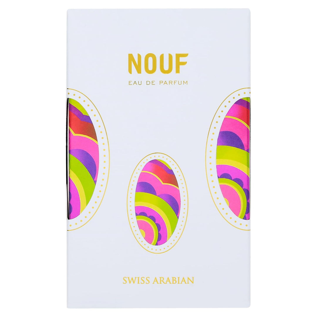 Swiss Arabian Eau de Parfum NOUF | 50ml | Unisex-Duft mit warmen Bernsteintönen