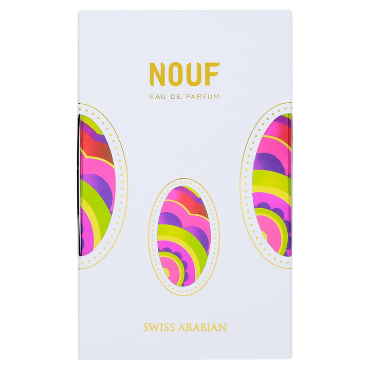 Swiss Arabian Eau de Parfum NOUF | 50ml | Unisex-Duft mit warmen Bernsteintönen